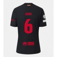 Camisa de Futebol Barcelona Paez Gavi #6 Equipamento Secundário 2024-25 Manga Curta